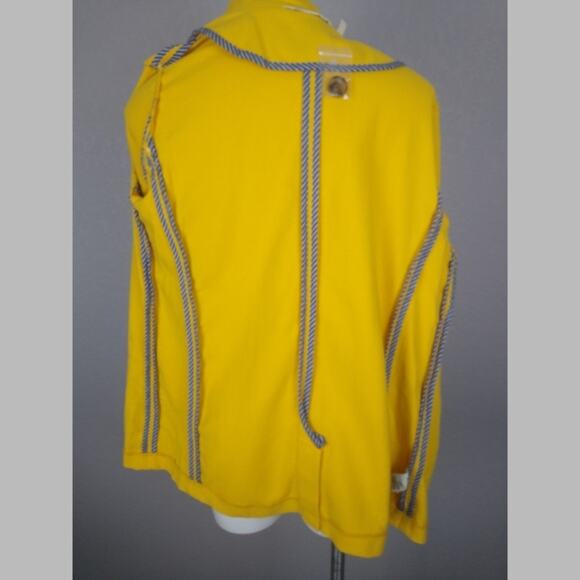 NWOT Soft Surroundings Yellow Cotton Blair Jacket Size Medium - Picture 9 of 14